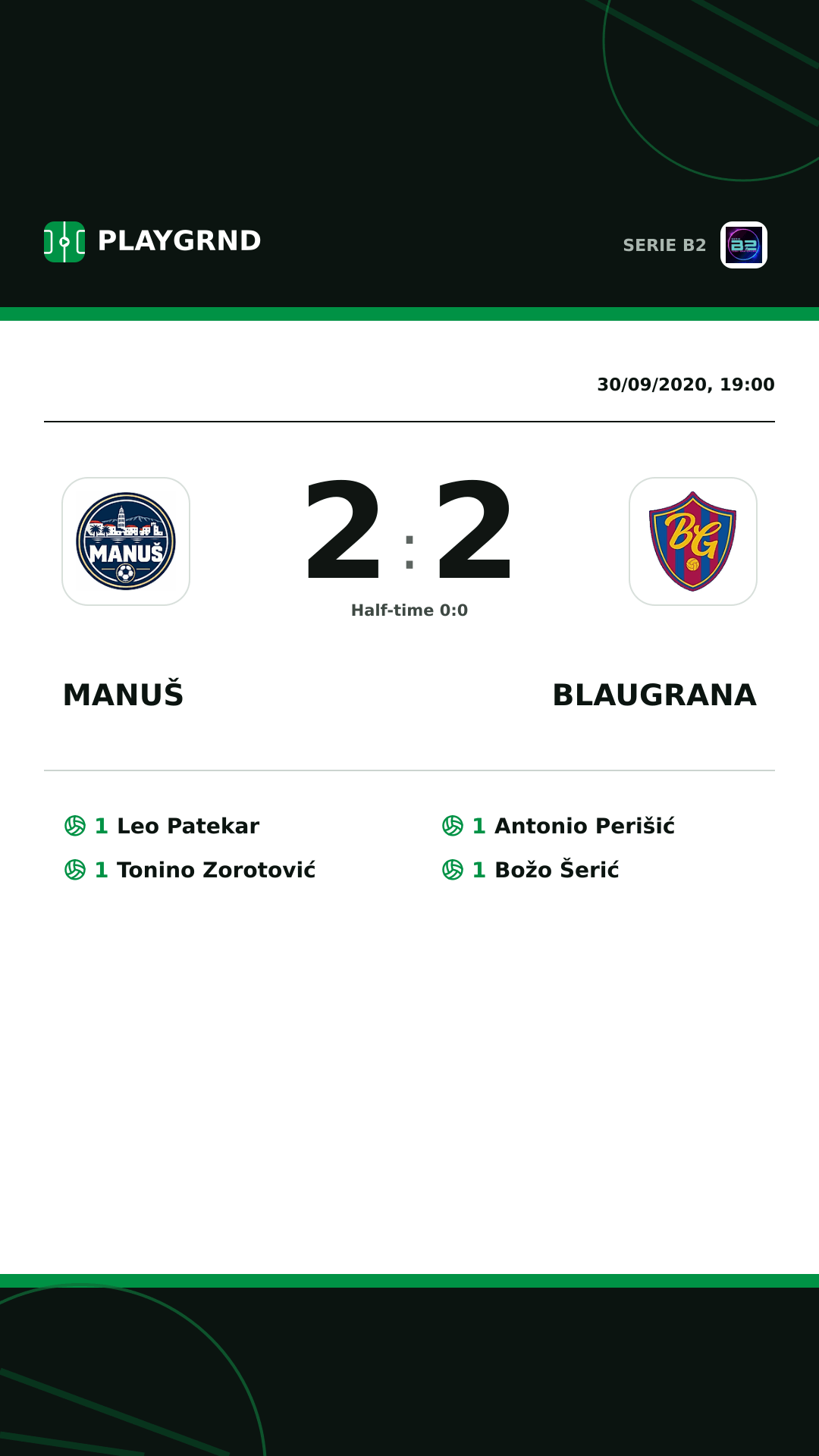 Instagram artwork: Manuš 2:2 Blaugrana