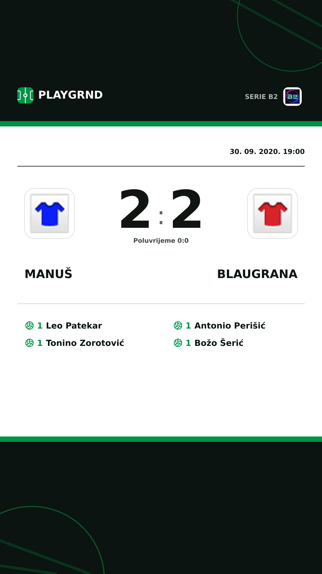 Instagram slika: Manuš 2:2 Blaugrana