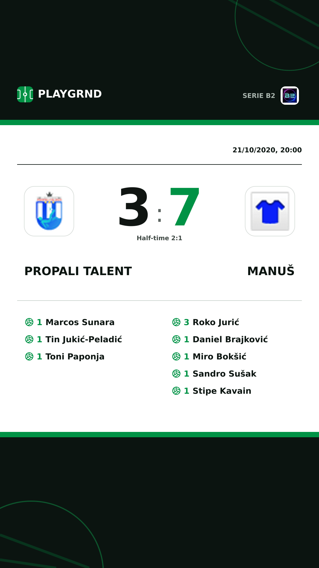 Instagram artwork: Propali Talent 3:7 Manuš