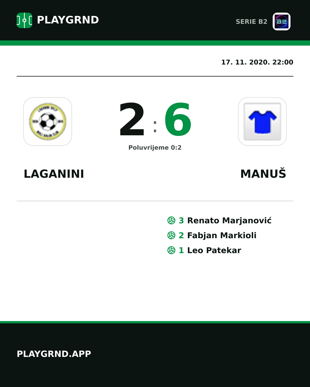 Instagram slika: Laganini 2:6 Manuš