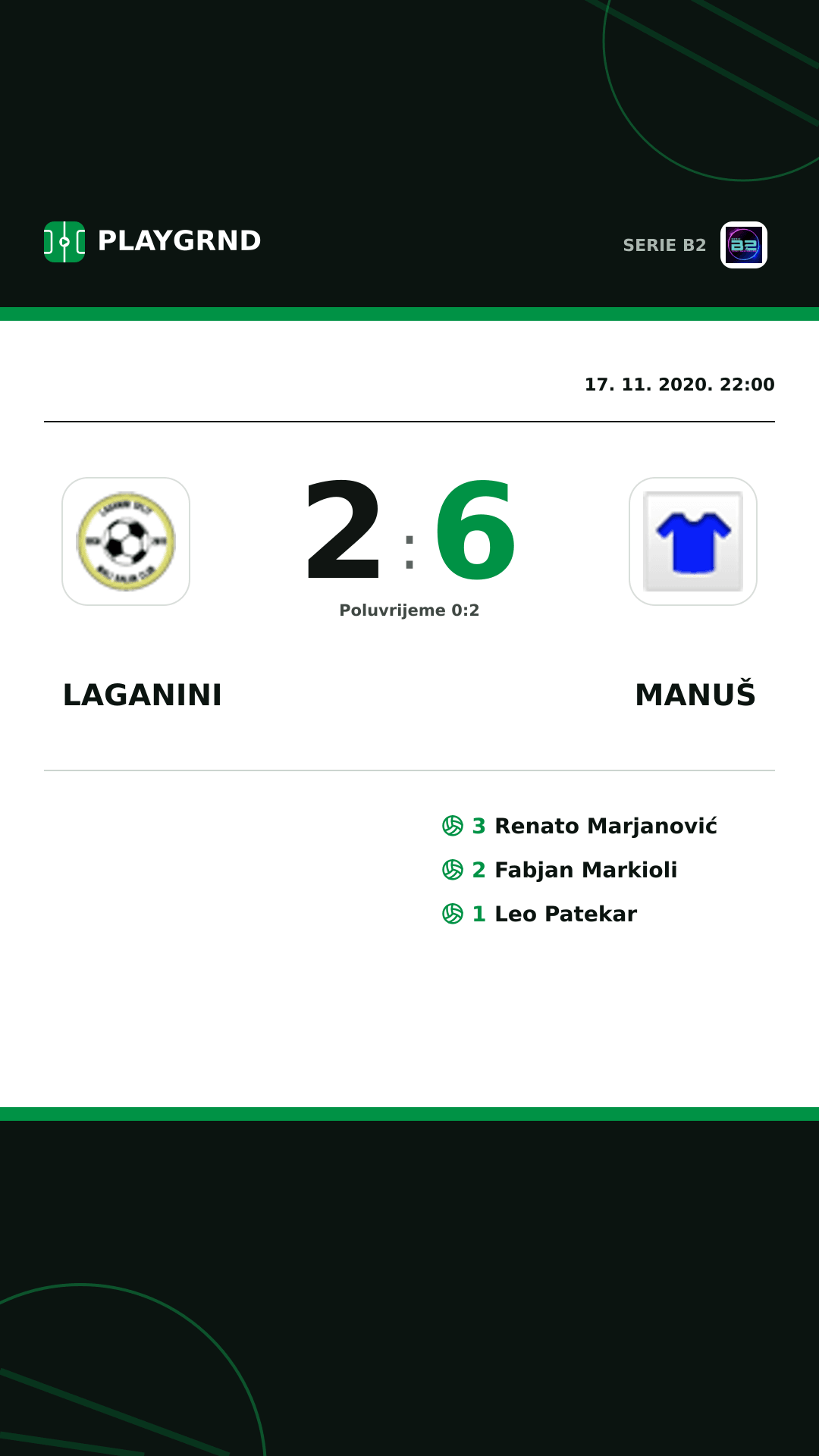 Instagram slika: Laganini 2:6 Manuš