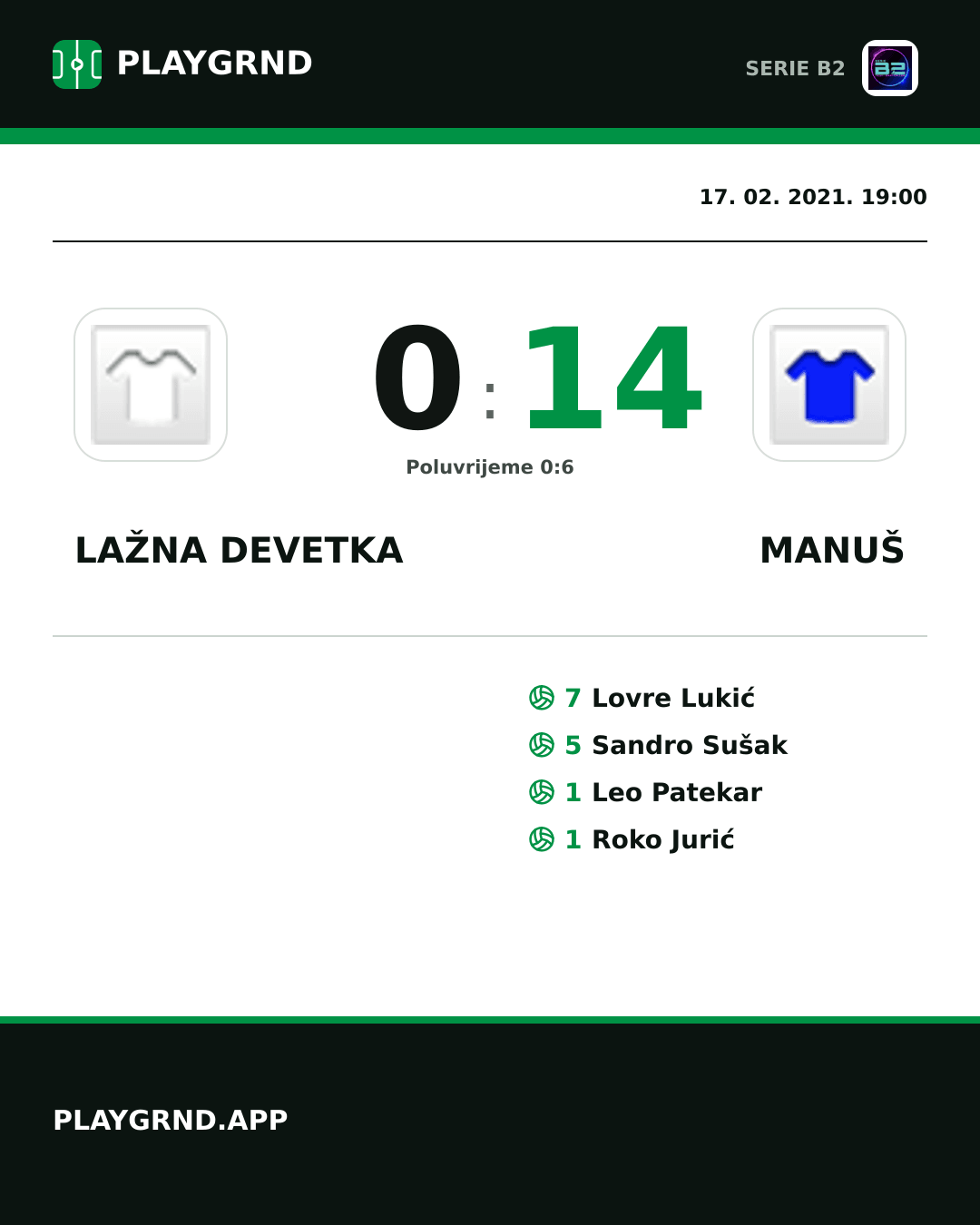 Instagram slika: Lažna Devetka 0:14 Manuš