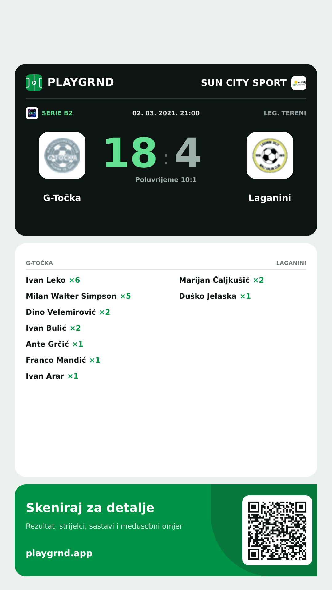 Story slika: G-Točka 18:4 Laganini