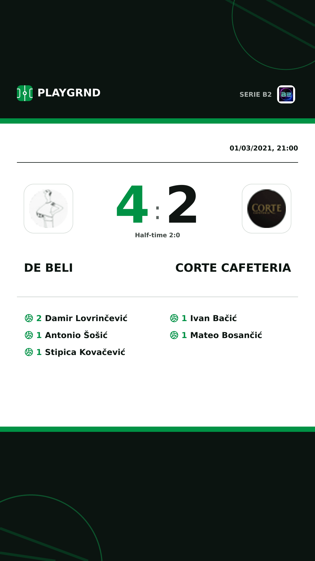 Instagram artwork: DE Beli 4:2 Corte Cafeteria