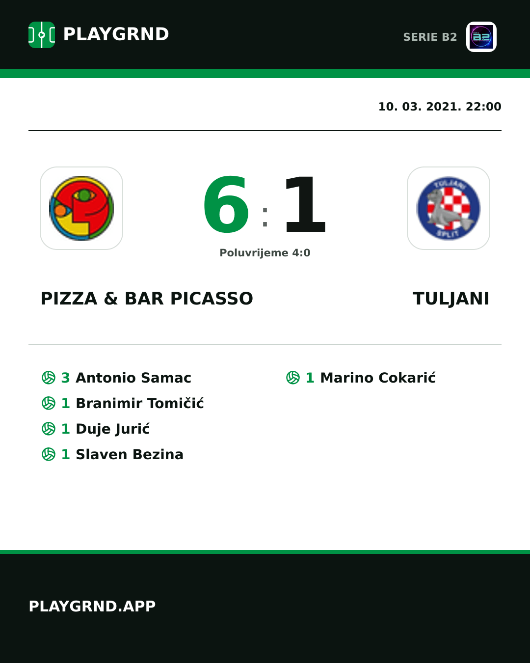 Instagram slika: Pizza & Bar Picasso 6:1 Tuljani