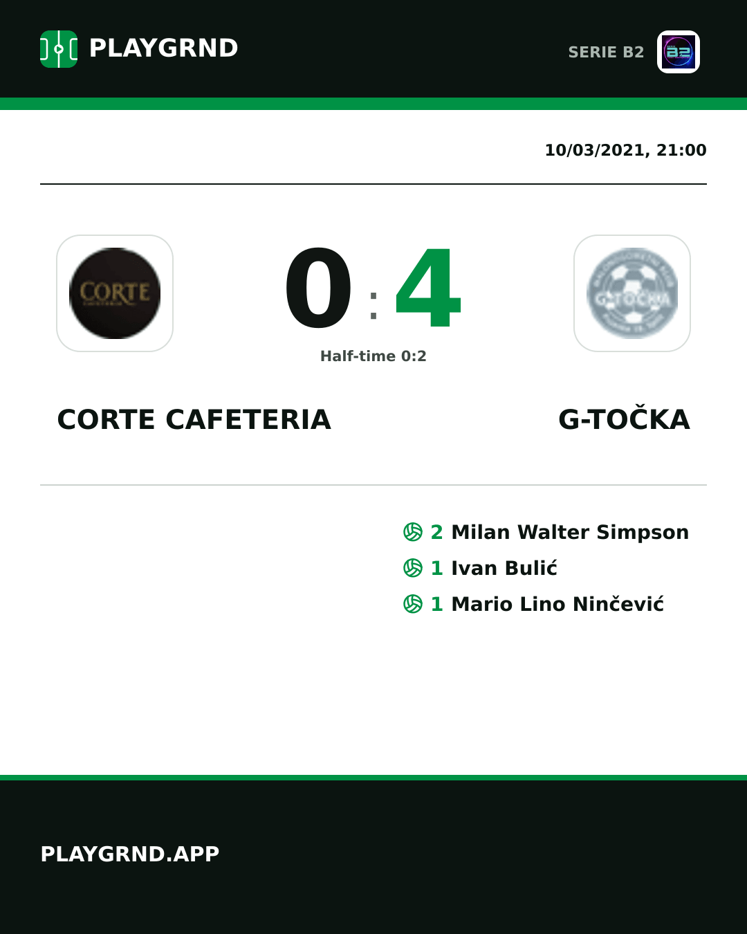 Instagram artwork: Corte Cafeteria 0:4 G-Točka