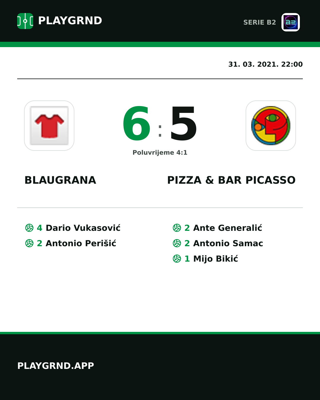 Instagram slika: Blaugrana 6:5 Pizza & Bar Picasso