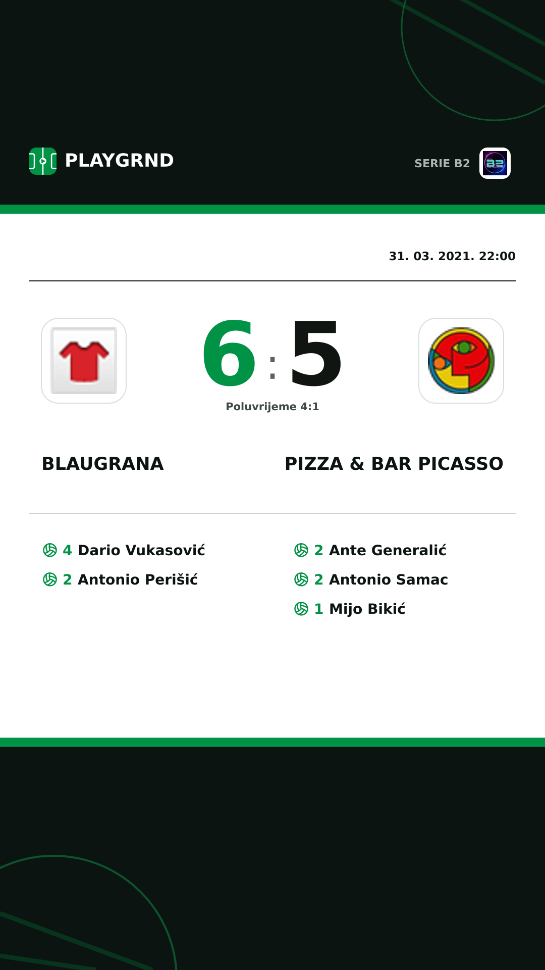 Instagram slika: Blaugrana 6:5 Pizza & Bar Picasso