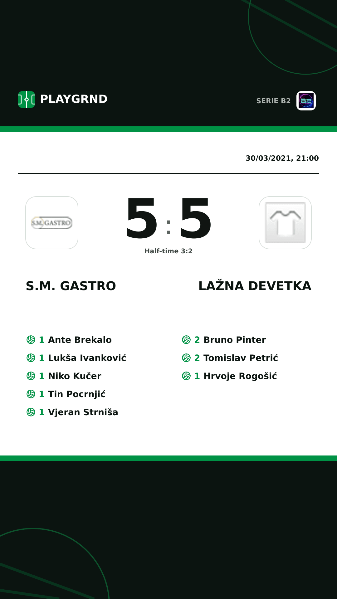 Instagram artwork: S.M. Gastro 5:5 Lažna Devetka