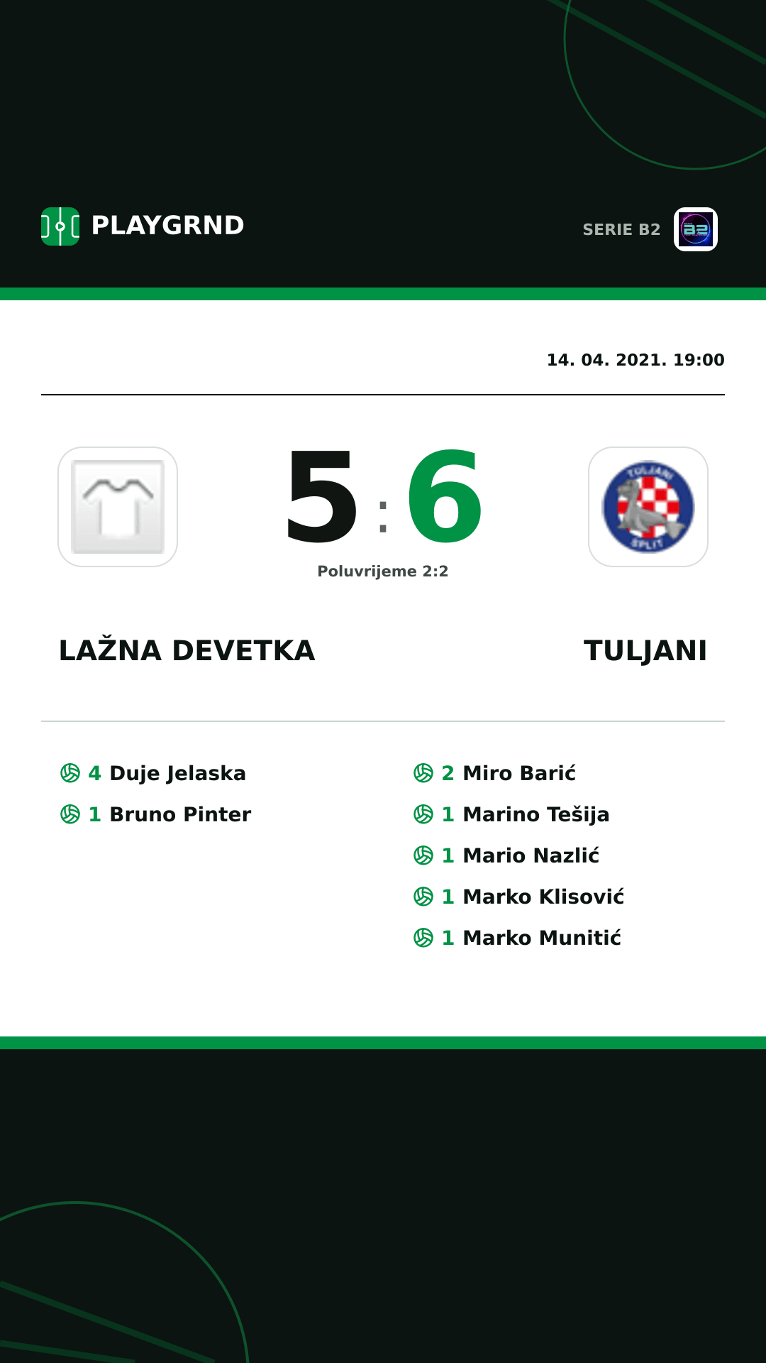 Instagram slika: Lažna Devetka 5:6 Tuljani