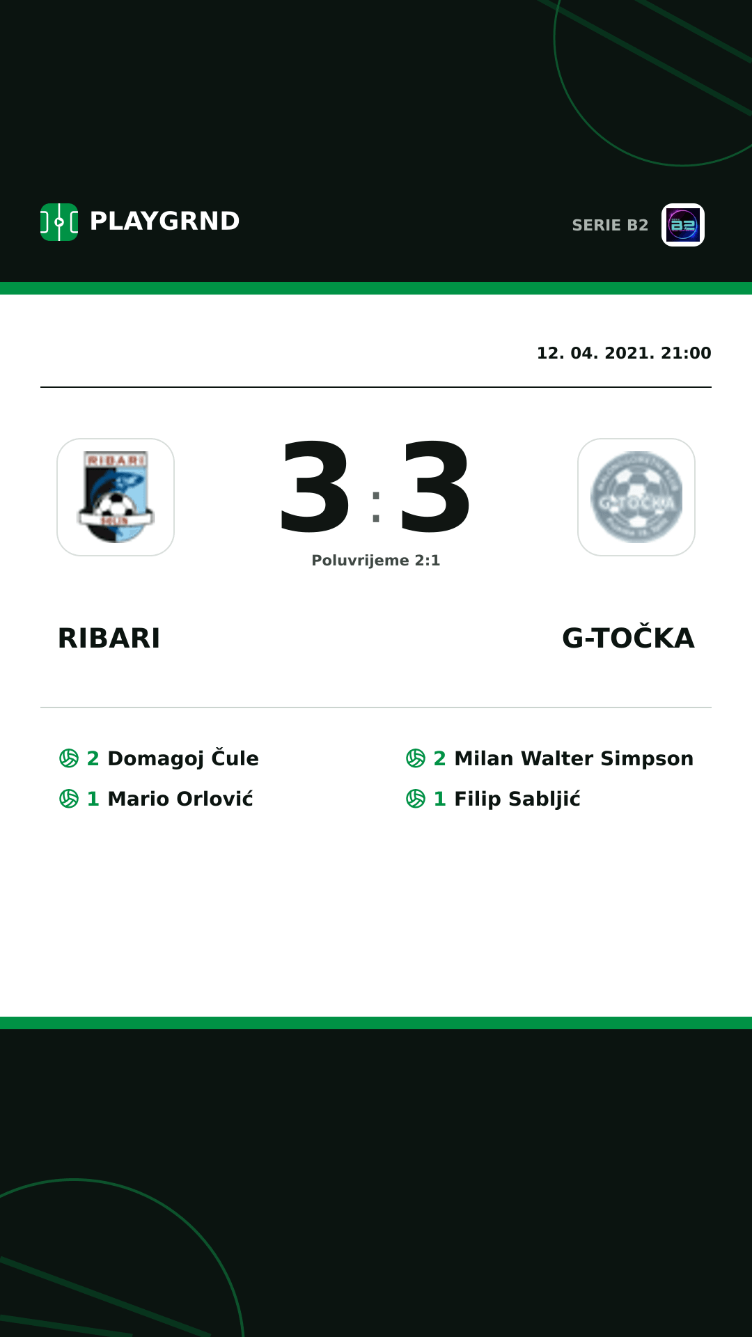 Instagram slika: Ribari 3:3 G-Točka