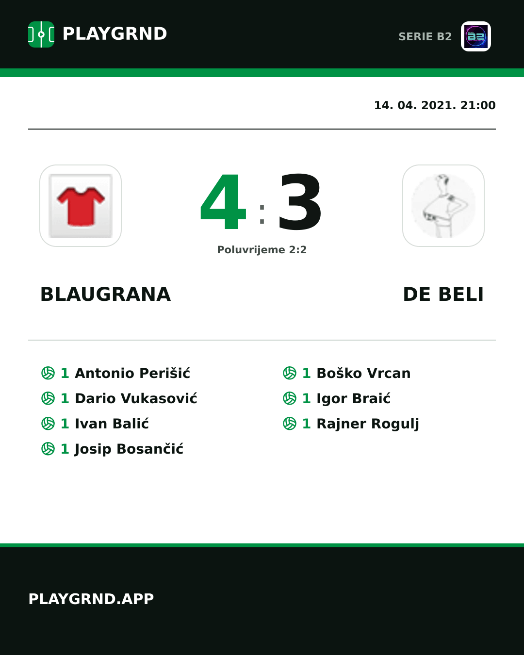 Instagram slika: Blaugrana 4:3 DE Beli