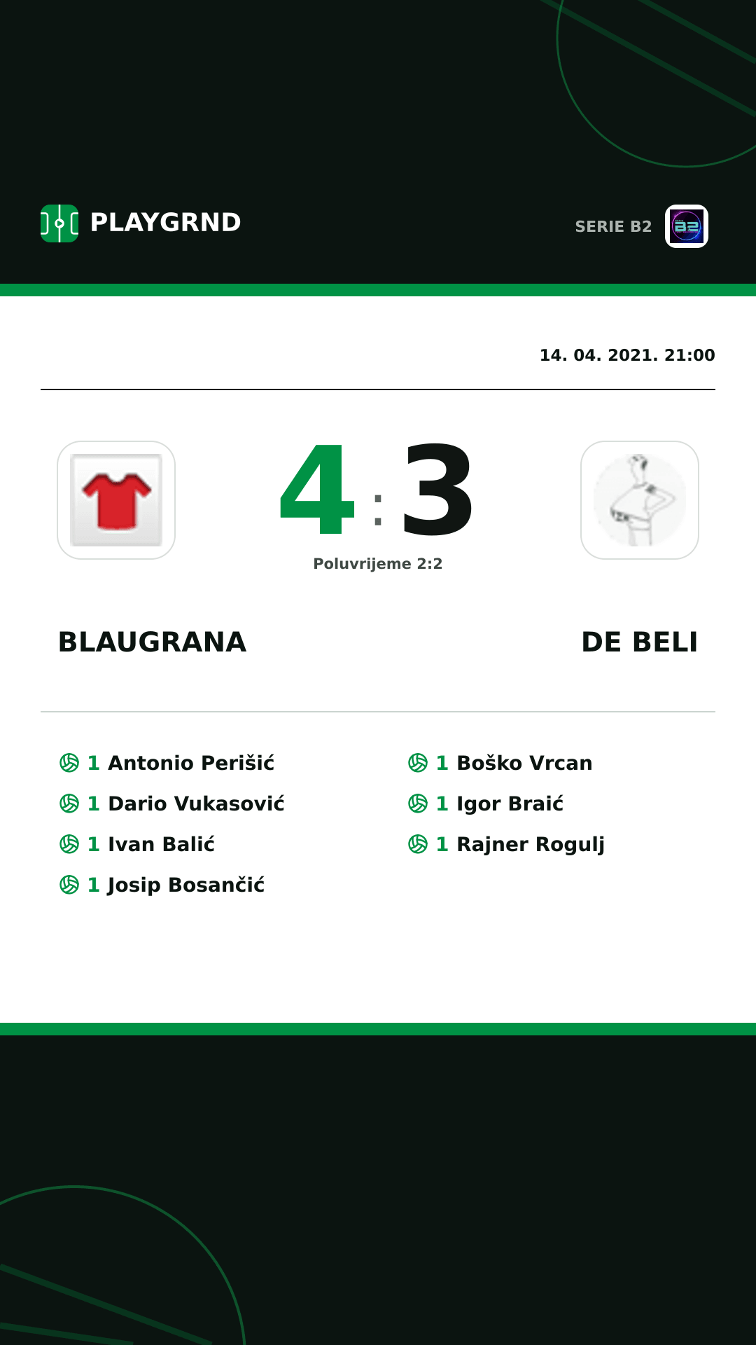 Instagram slika: Blaugrana 4:3 DE Beli