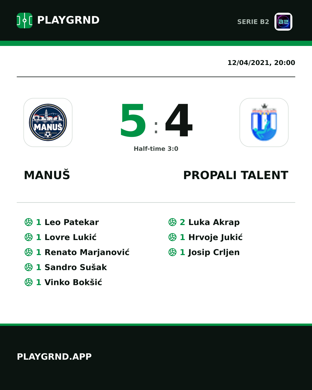Instagram artwork: Manuš 5:4 Propali Talent