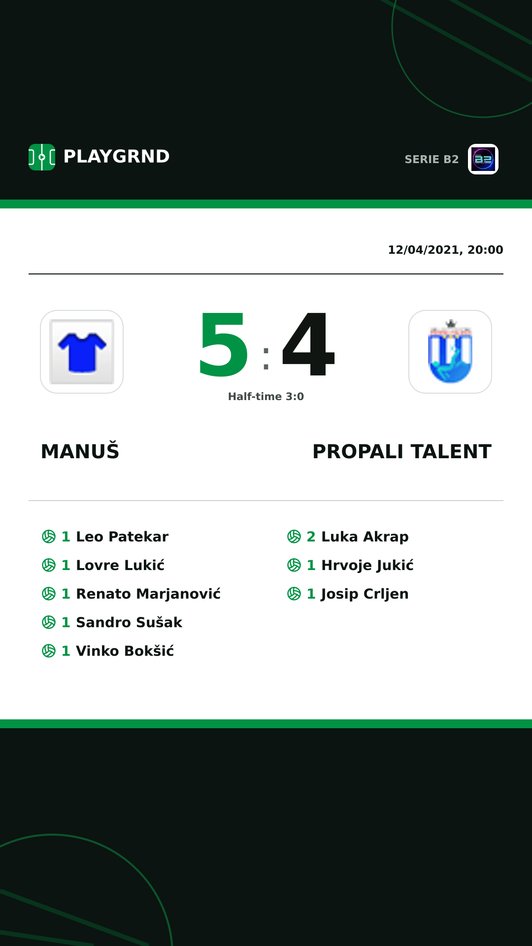 Instagram artwork: Manuš 5:4 Propali Talent