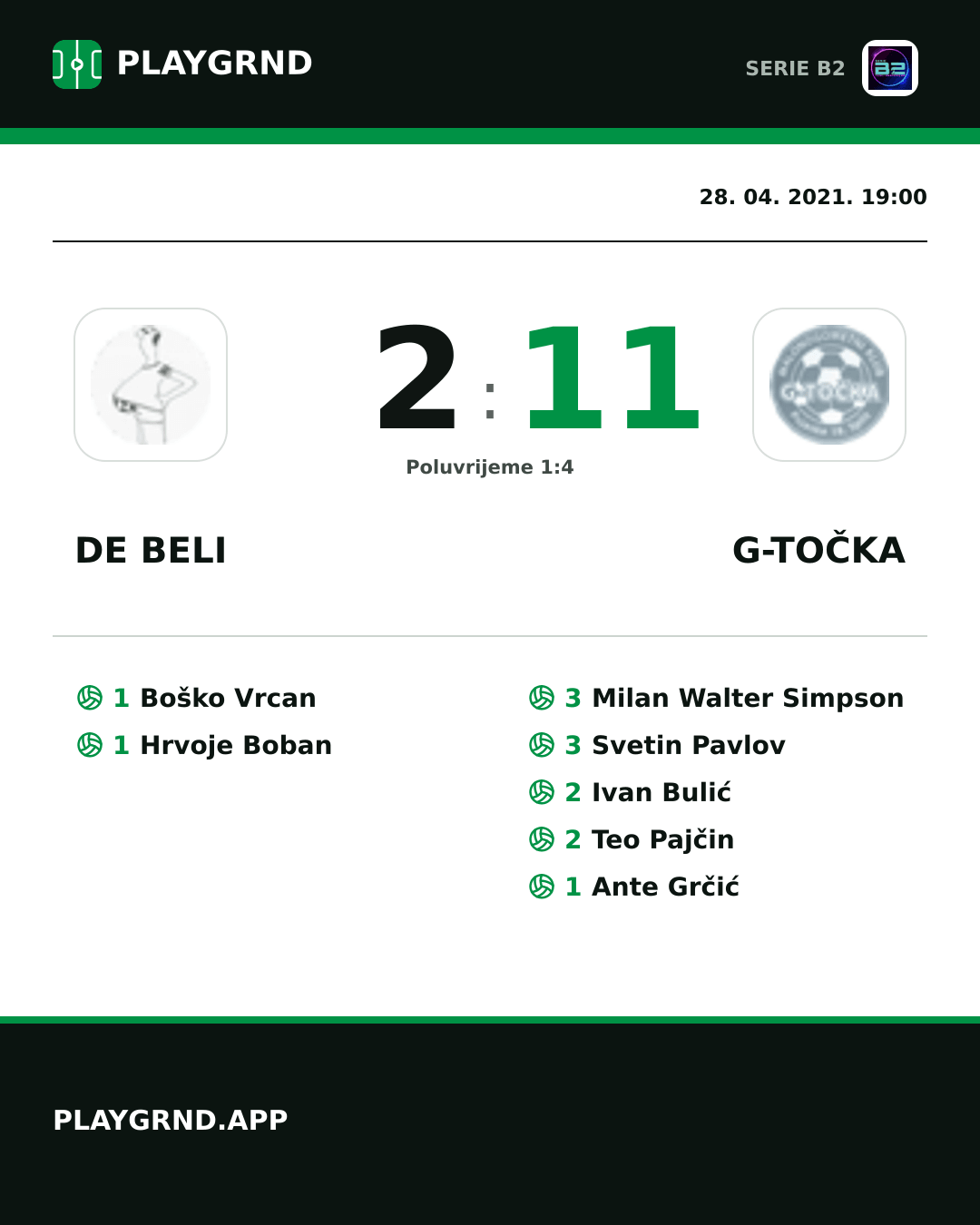 Instagram slika: DE Beli 2:11 G-Točka