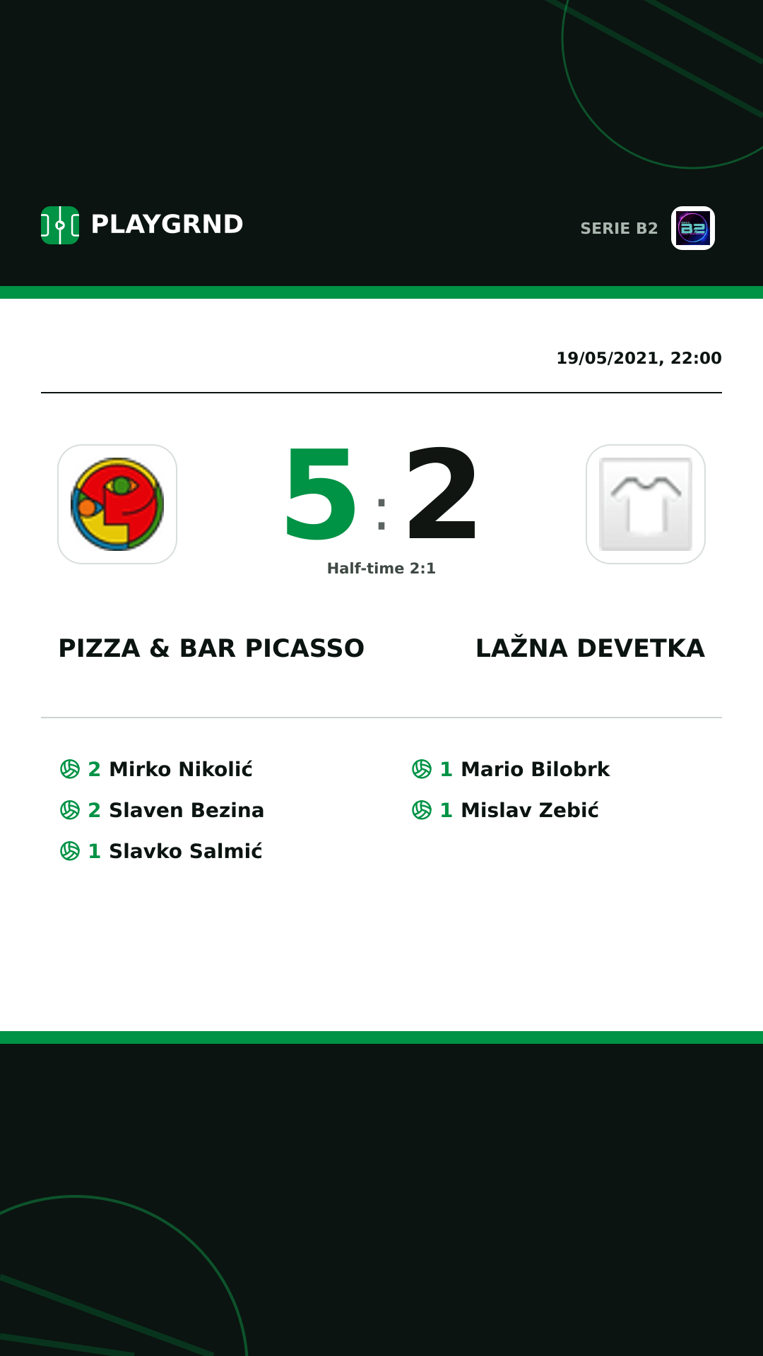 Instagram artwork: Pizza & Bar Picasso 5:2 Lažna Devetka