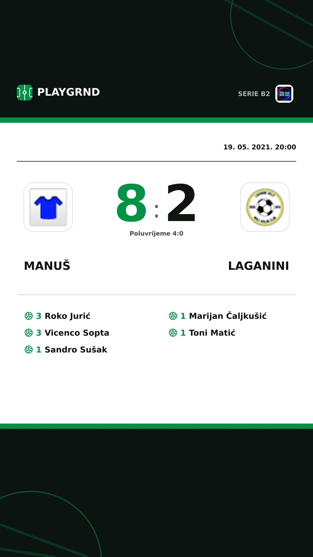Instagram slika: Manuš 8:2 Laganini