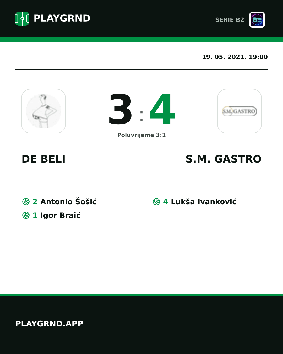 Instagram slika: DE Beli 3:4 S.M. Gastro