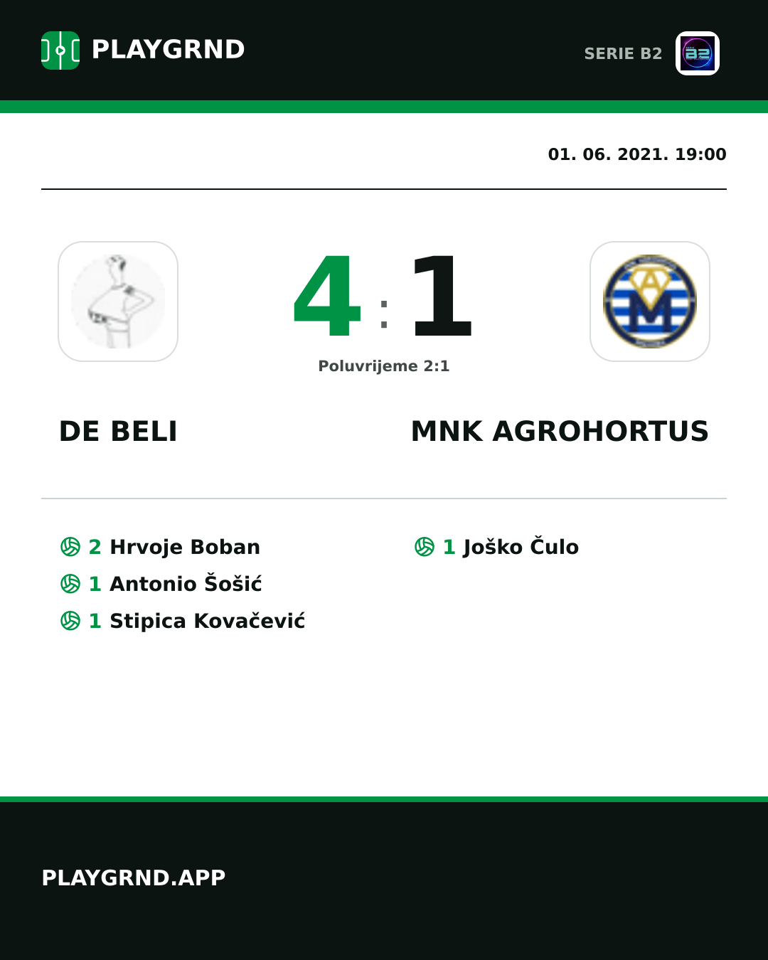 Instagram slika: DE Beli 4:1 Mnk Agrohortus
