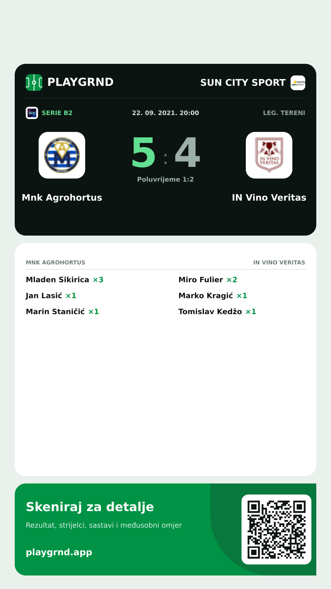 Story slika: Mnk Agrohortus 5:4 IN Vino Veritas