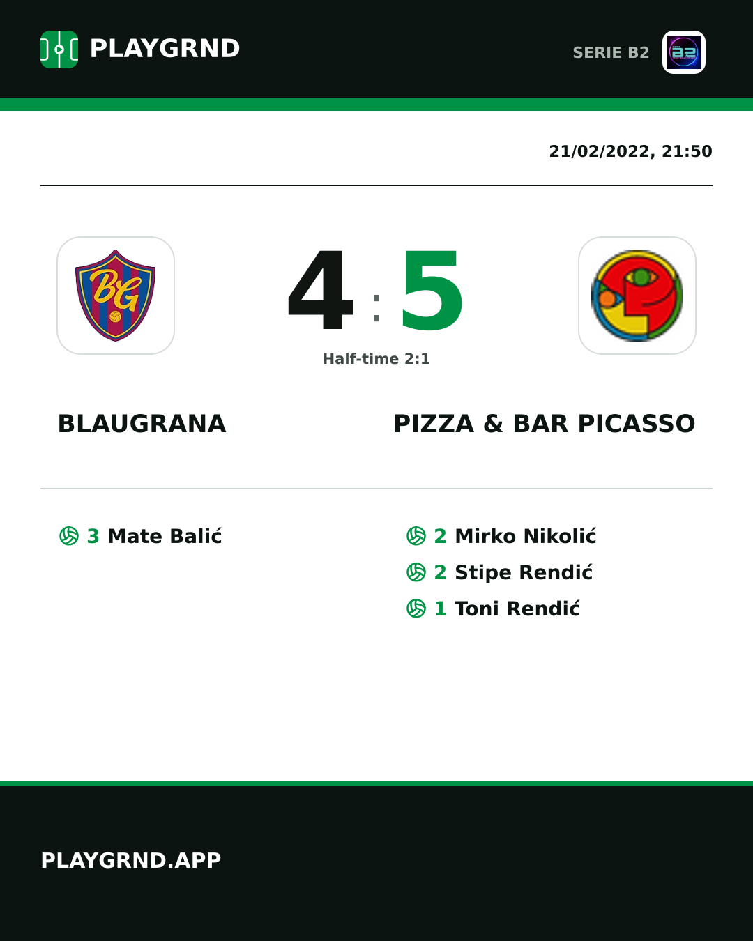 Instagram artwork: Blaugrana 4:5 Pizza & Bar Picasso