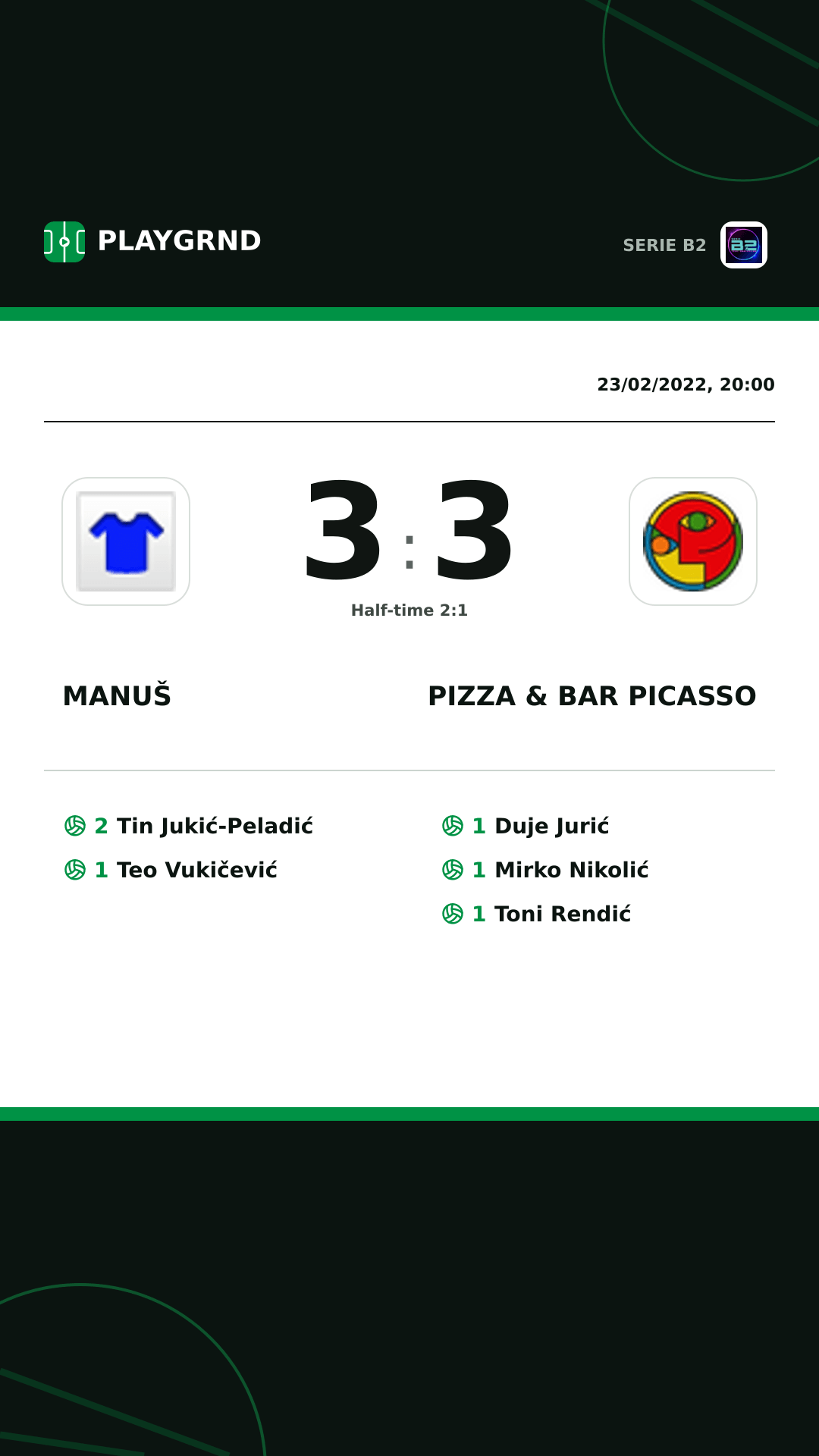 Instagram artwork: Manuš 3:3 Pizza & Bar Picasso