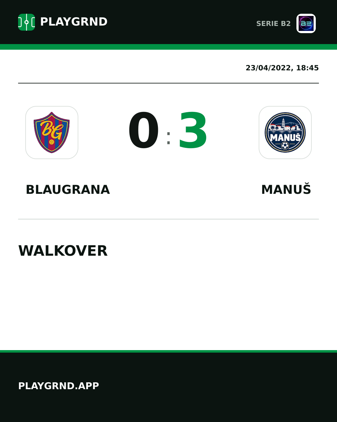Instagram artwork: Blaugrana 0:3 Manuš