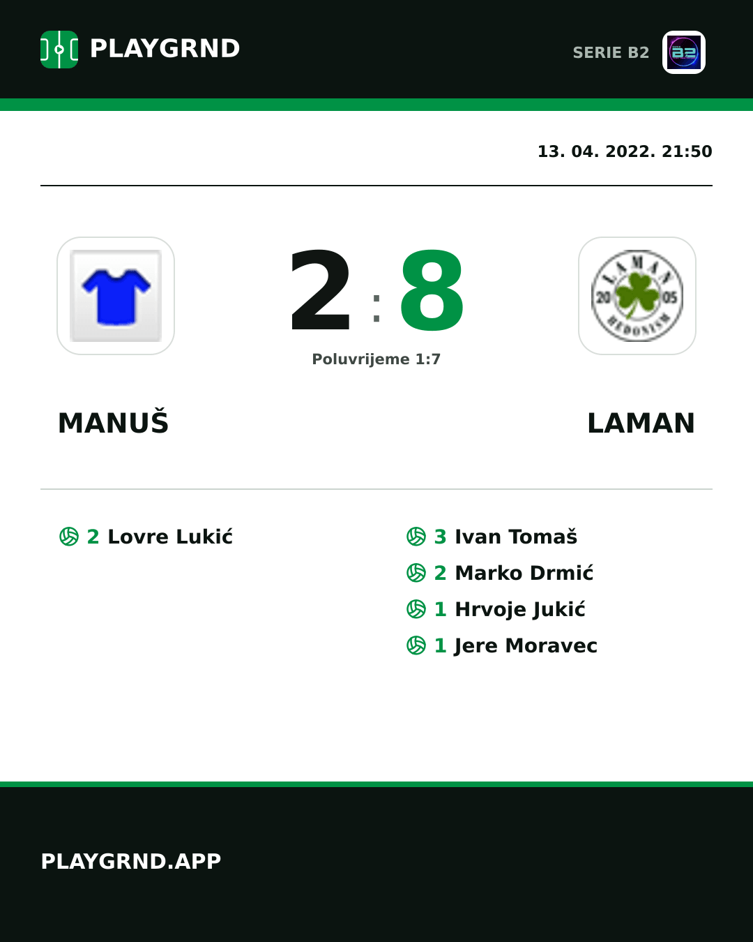Instagram slika: Manuš 2:8 Laman