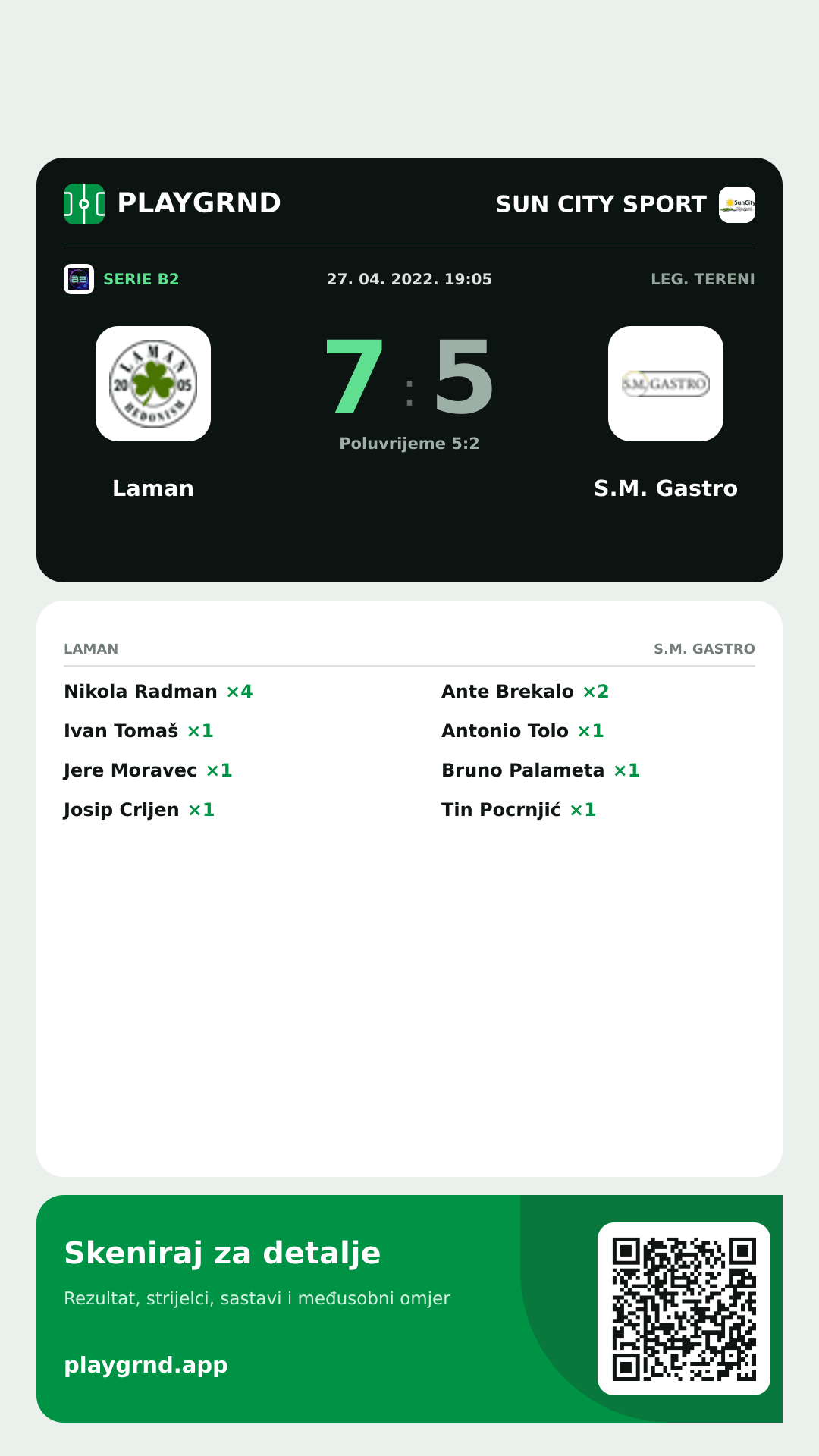 Story slika: Laman 7:5 S.M. Gastro