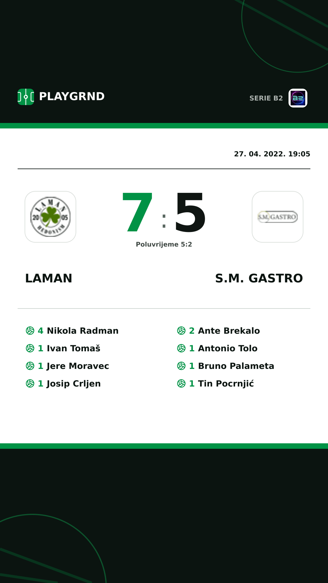 Instagram slika: Laman 7:5 S.M. Gastro