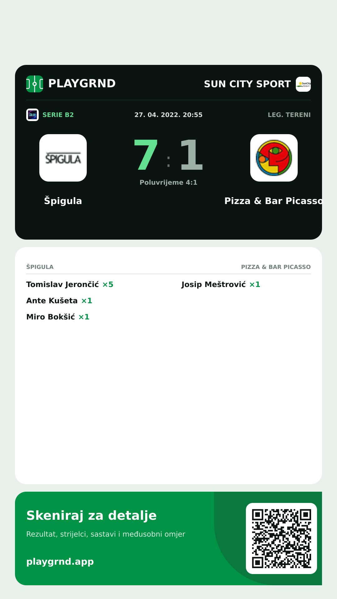 Story slika: Špigula 7:1 Pizza & Bar Picasso