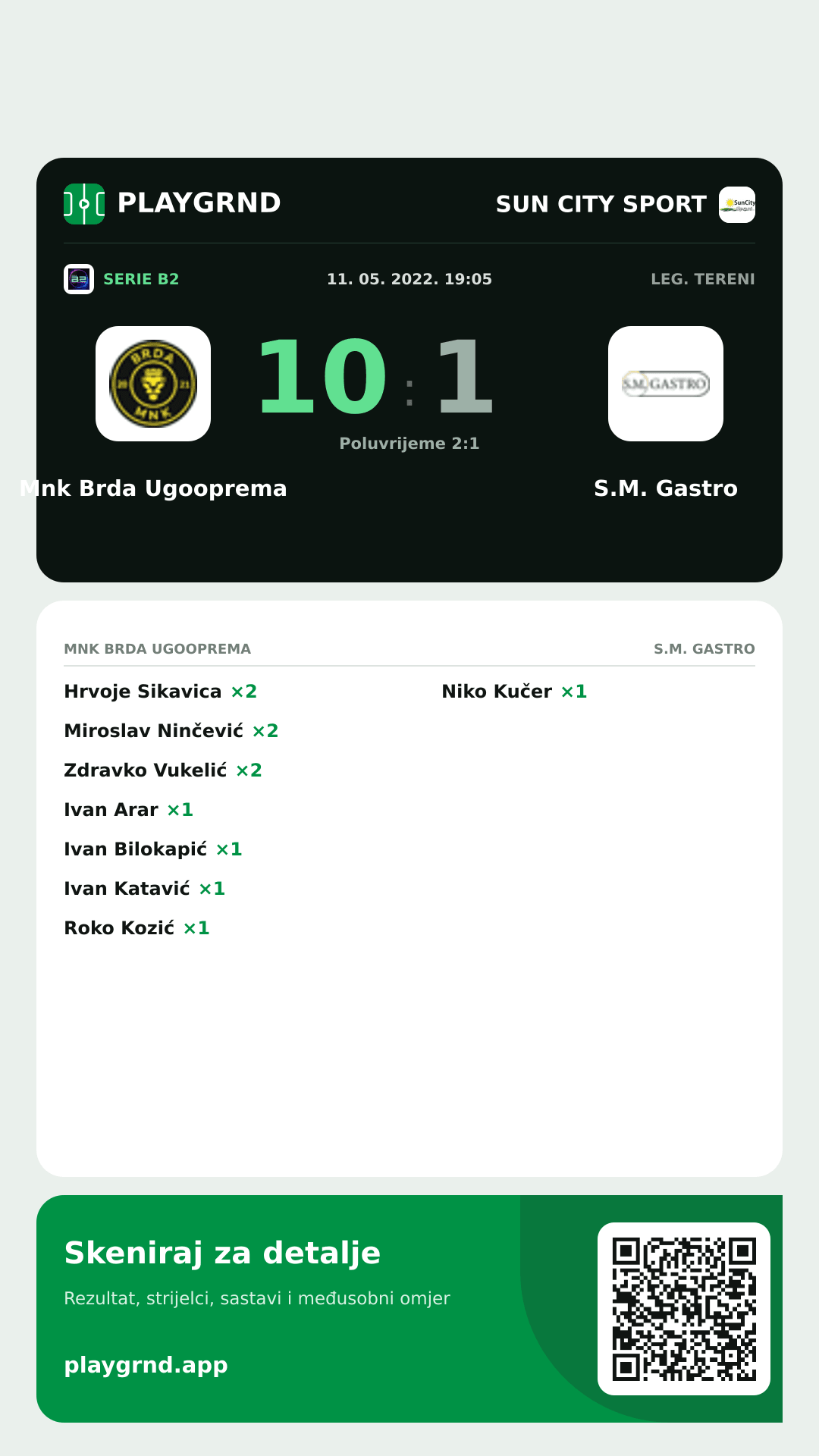 Story slika: Mnk Brda Ugooprema 10:1 S.M. Gastro