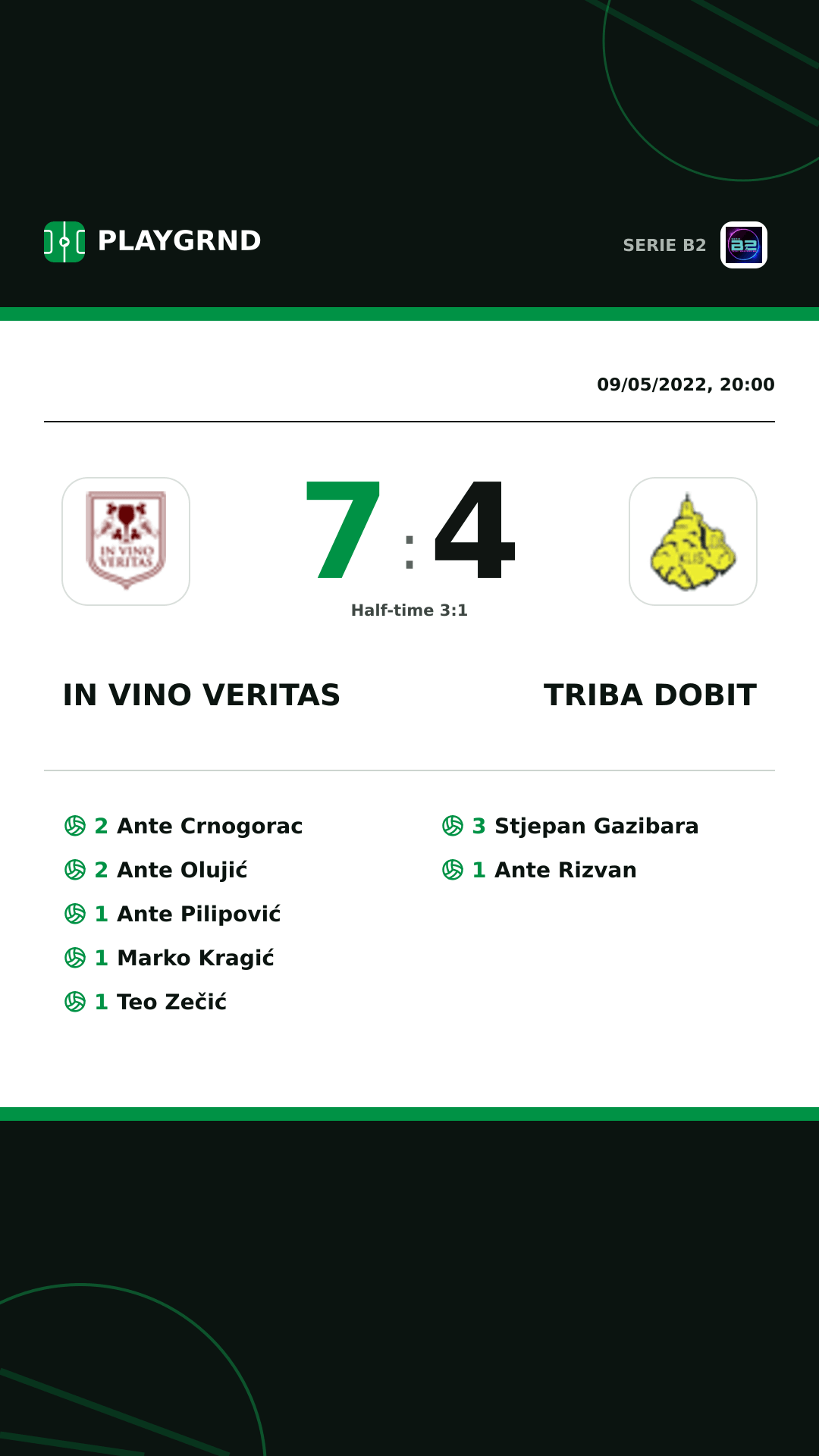 Instagram artwork: IN Vino Veritas 7:4 Triba Dobit