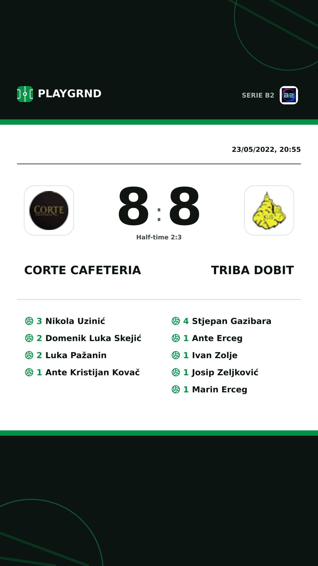 Instagram artwork: Corte Cafeteria 8:8 Triba Dobit