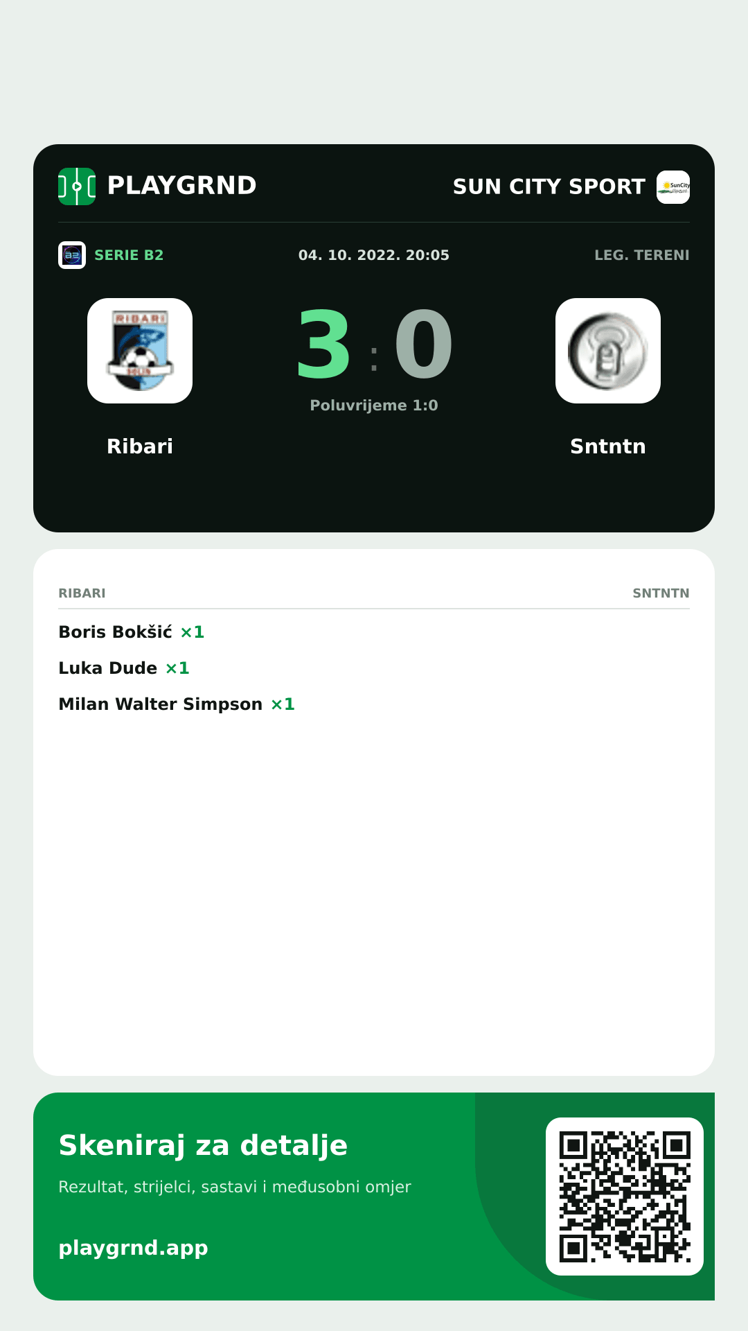 Story slika: Ribari 3:0 Sntntn