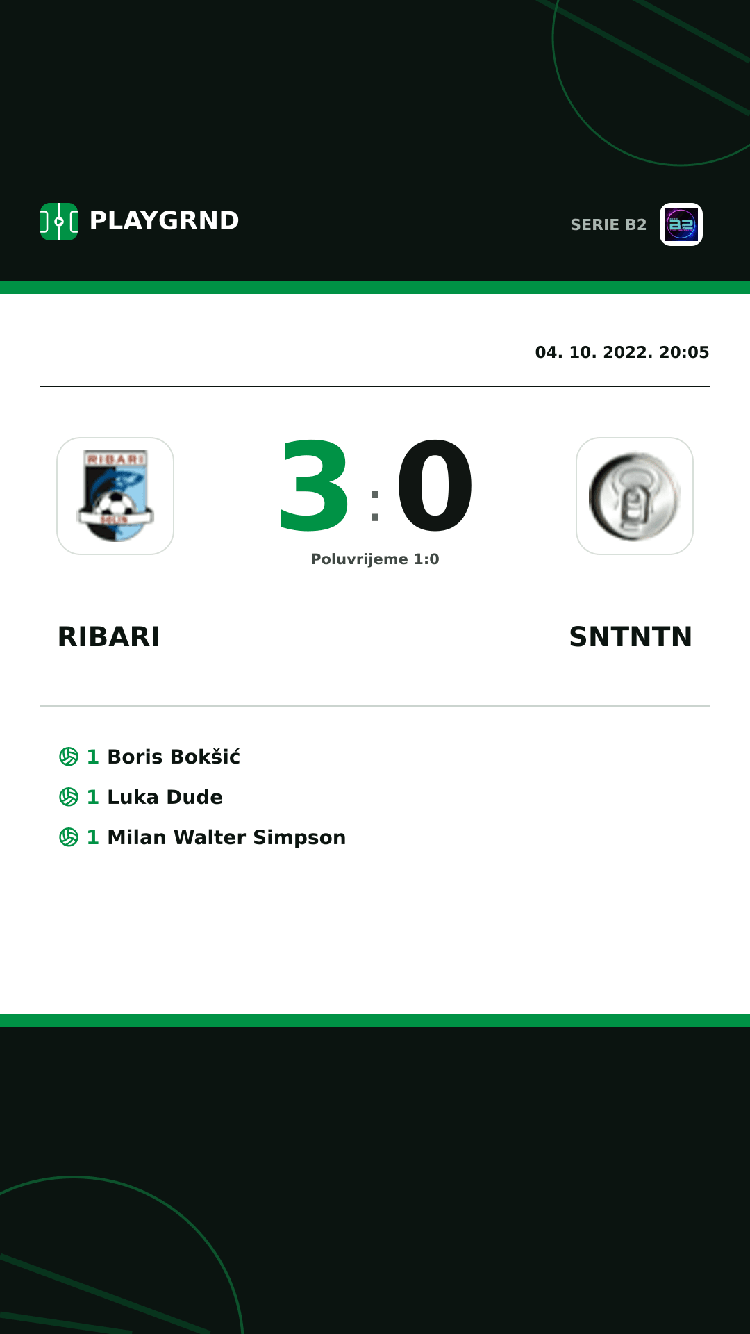 Instagram slika: Ribari 3:0 Sntntn