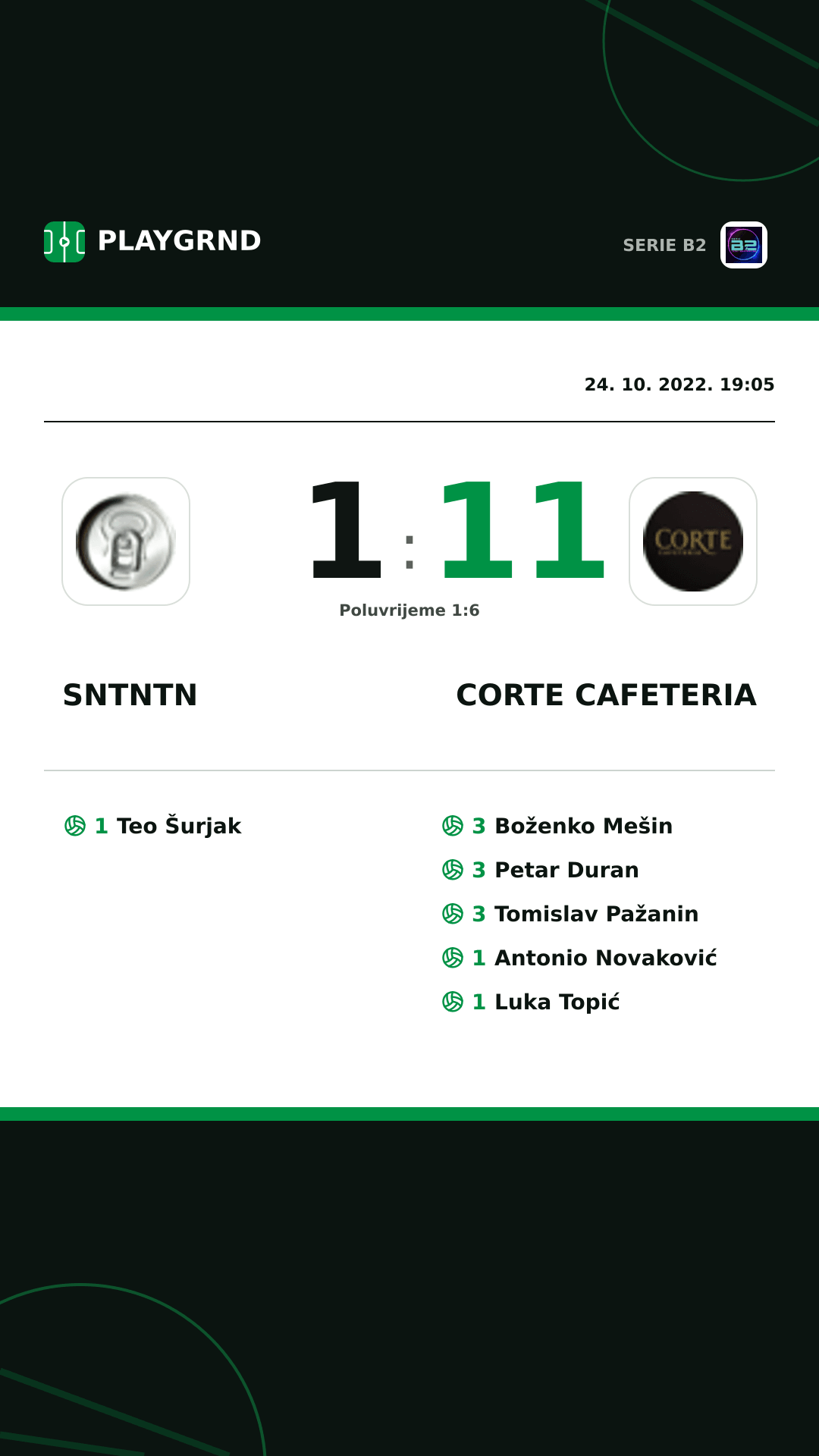 Instagram slika: Sntntn 1:11 Corte Cafeteria