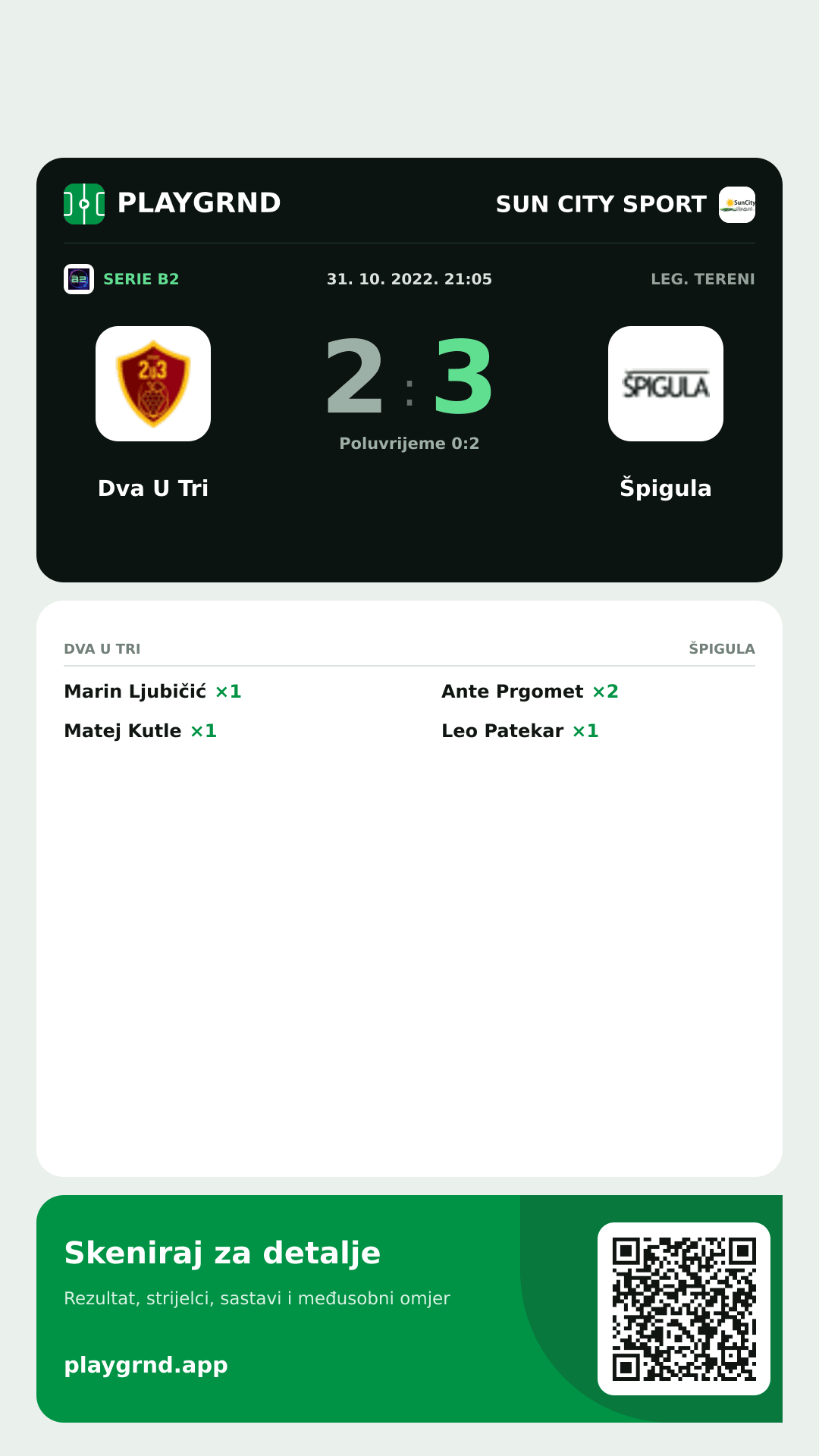 Story slika: Dva U Tri 2:3 Špigula