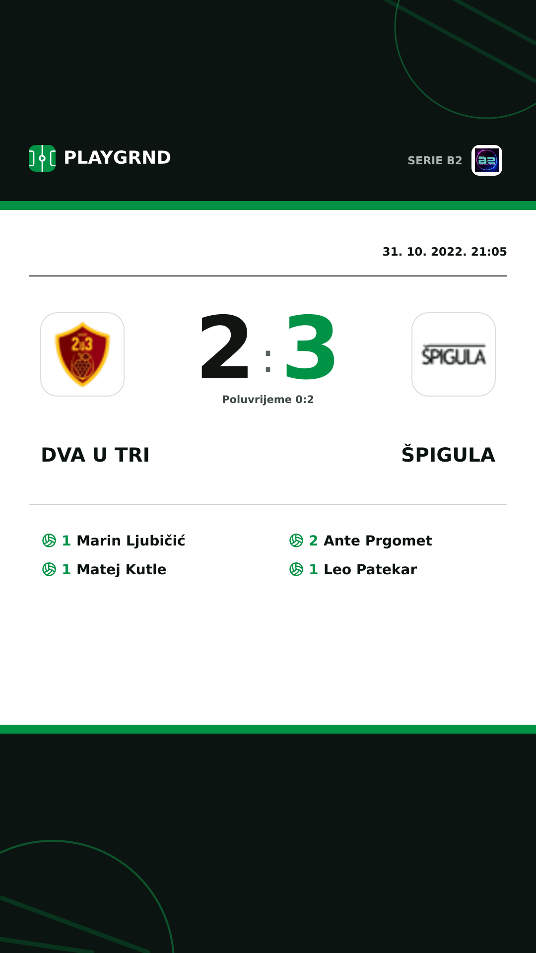 Instagram slika: Dva U Tri 2:3 Špigula