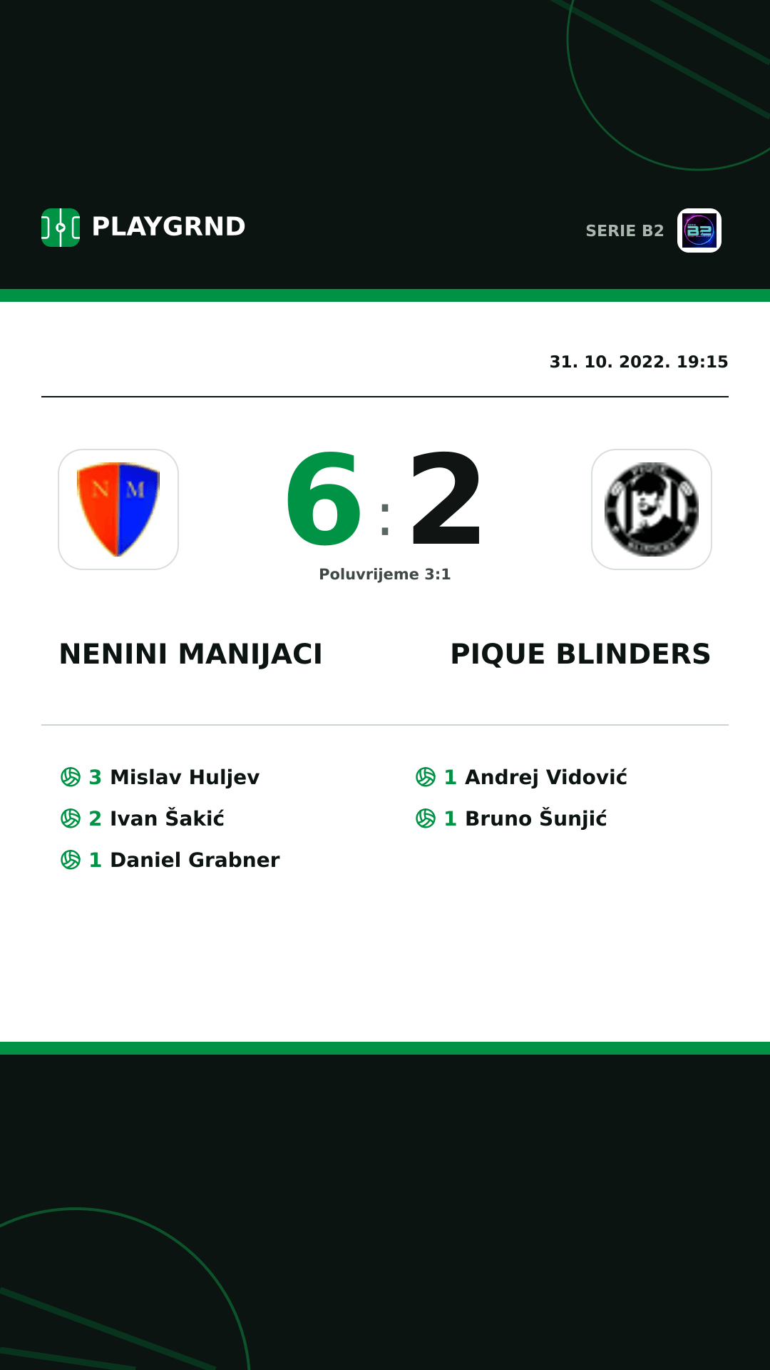 Instagram slika: Nenini Manijaci 6:2 Pique Blinders