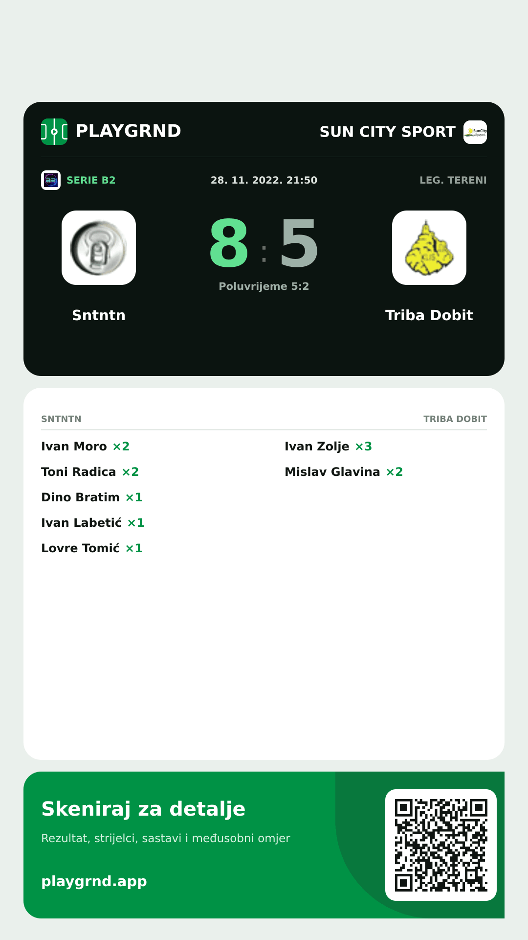 Story image: Sntntn 8:5 Triba Dobit