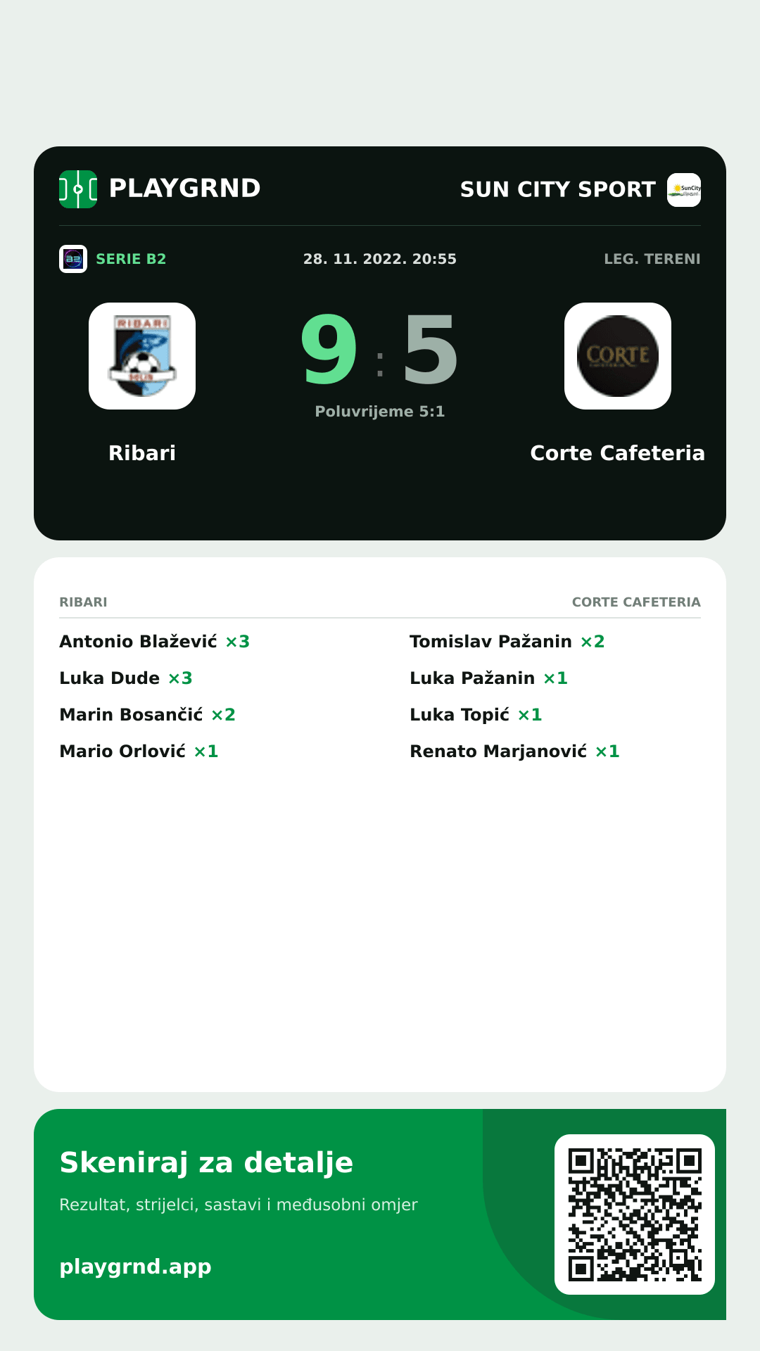 Story slika: Ribari 9:5 Corte Cafeteria