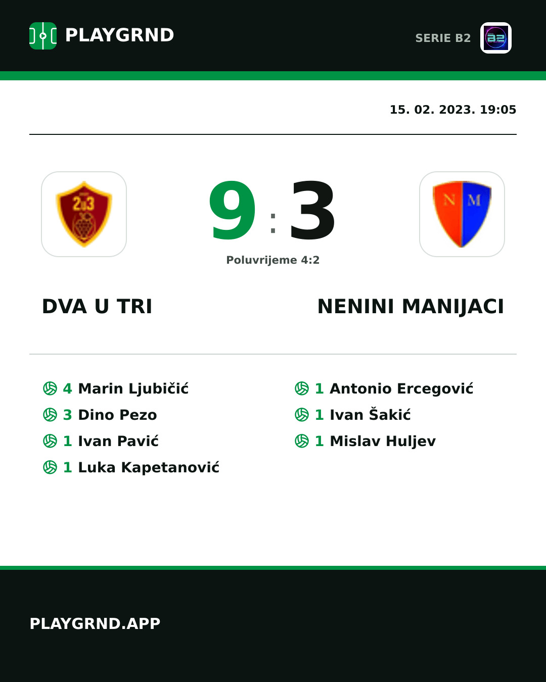 Instagram slika: Dva U Tri 9:3 Nenini Manijaci