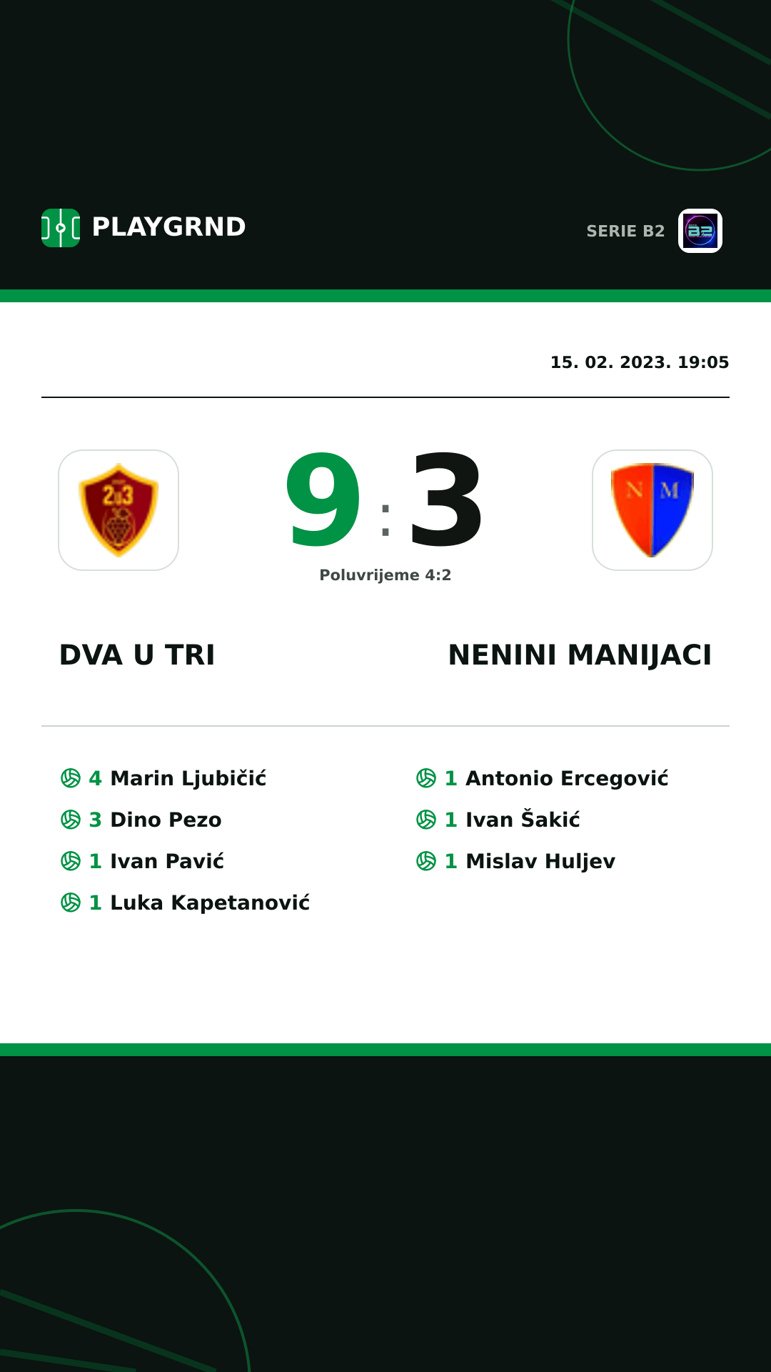 Instagram slika: Dva U Tri 9:3 Nenini Manijaci