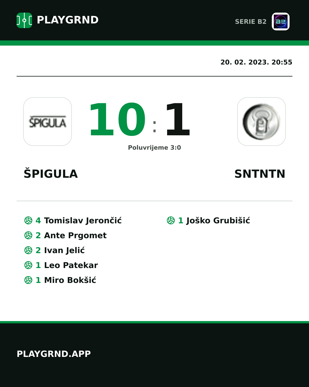 Instagram slika: Špigula 10:1 Sntntn