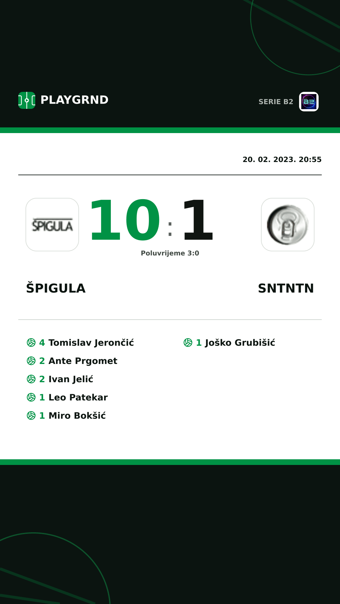 Instagram slika: Špigula 10:1 Sntntn