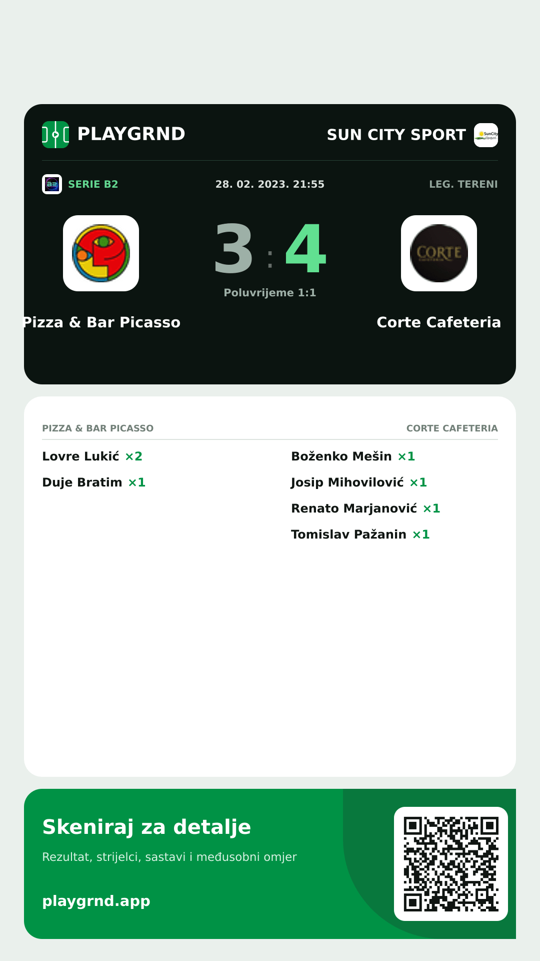 Story slika: Pizza & Bar Picasso 3:4 Corte Cafeteria