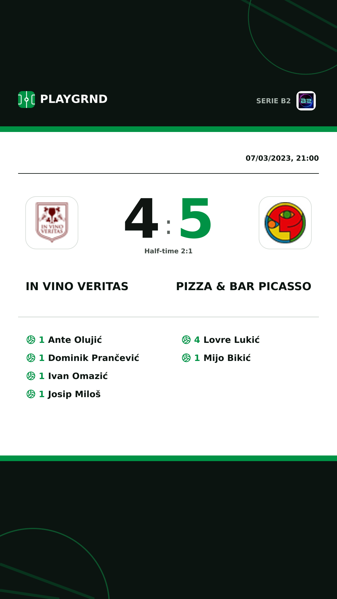 Instagram artwork: IN Vino Veritas 4:5 Pizza & Bar Picasso