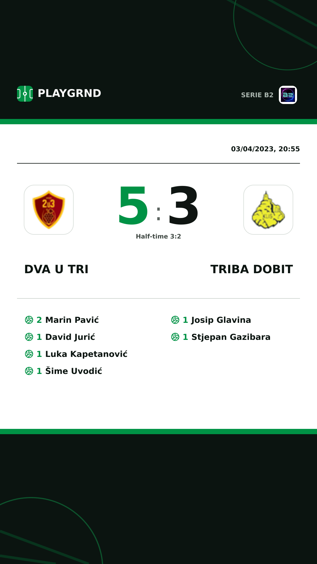 Instagram artwork: Dva U Tri 5:3 Triba Dobit